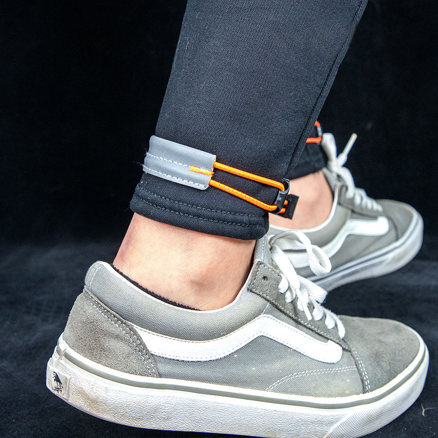 Mountain Biking Gear - Elastic Reflective Cycling Leg Strap Adjustable