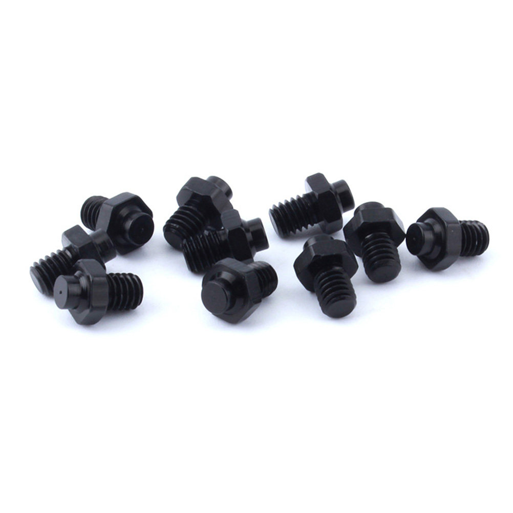 Mountain Biking Gear - 10Pcs Anti Skid Nails Red Aluminum