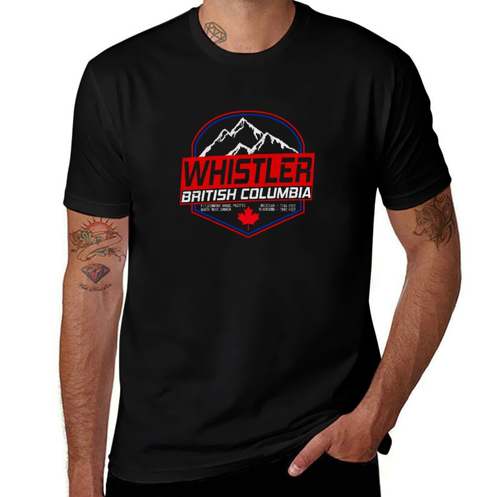 Mountain Biking Whistler - Retro Ski Whistler B.C Canada Skiing