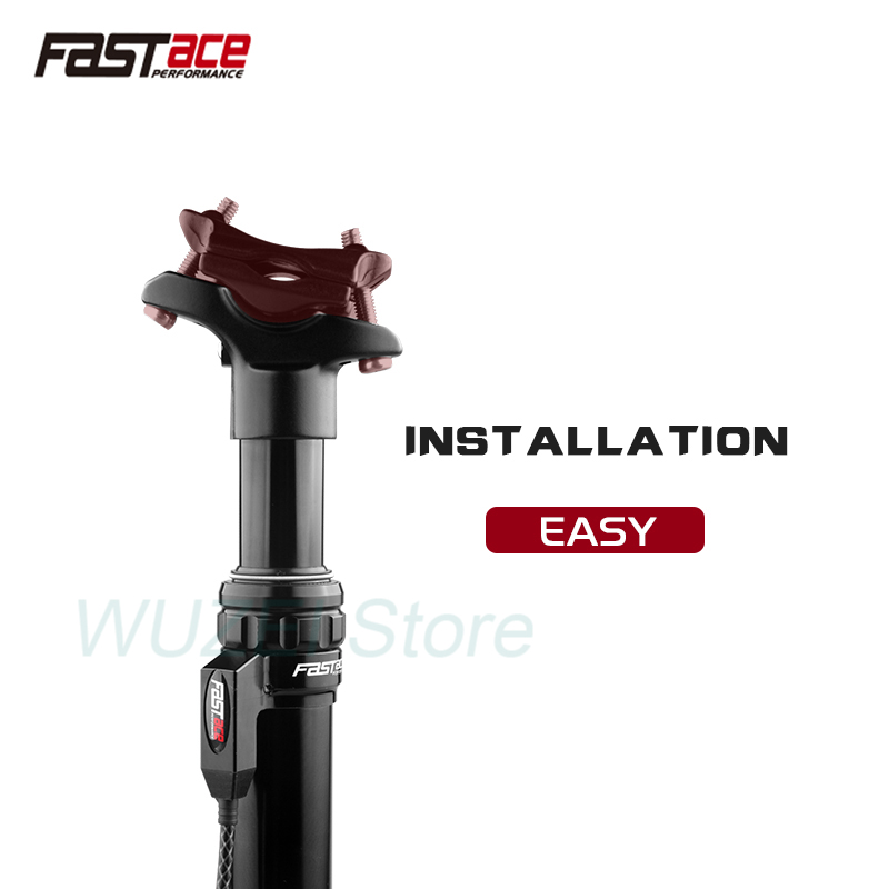 FASTACE Telescopic Seatpost 27 - Dropper Post Remote ulasan dan harga
