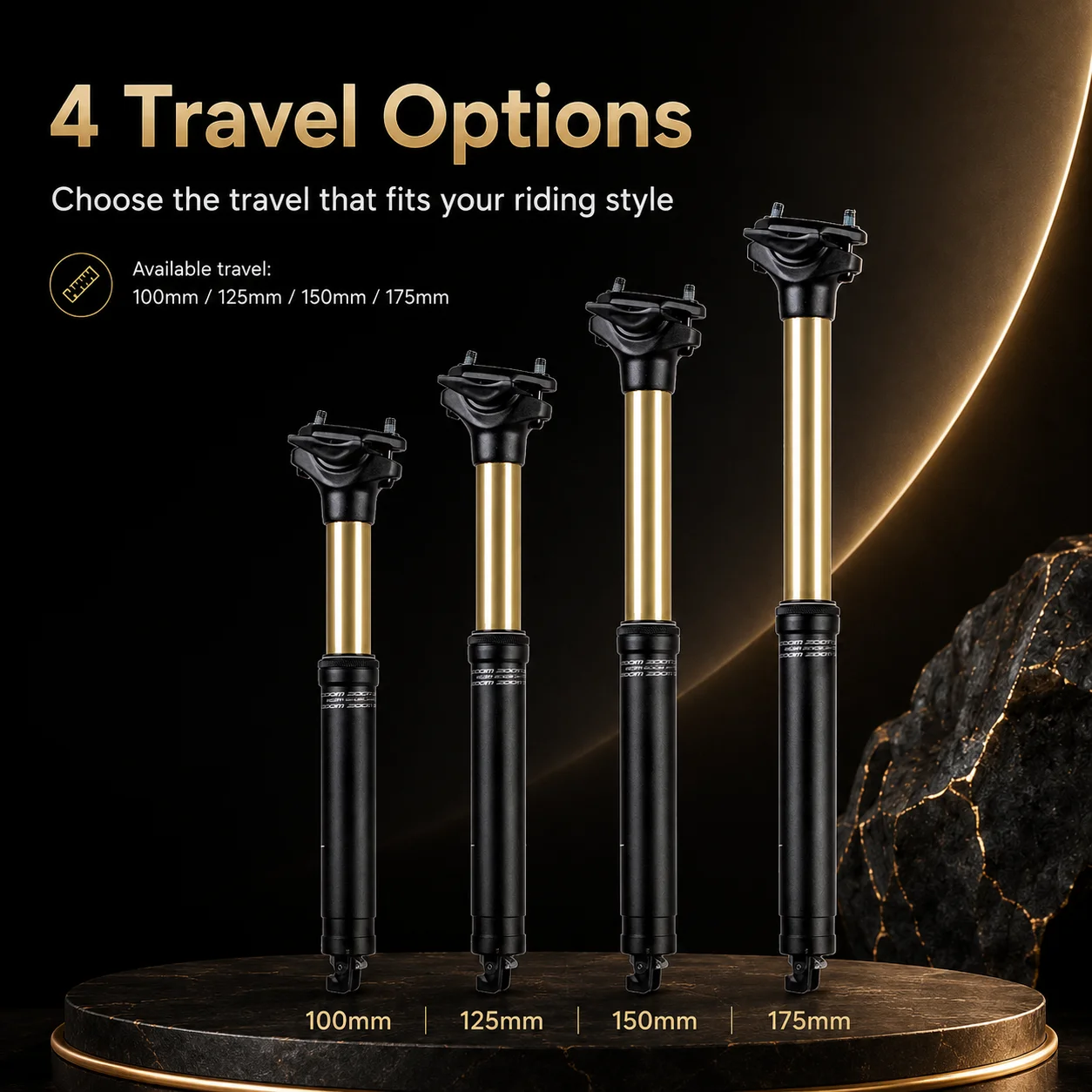 ZOOM Suspension Dropper Seatpo - Dropper Post Remote ulasan dan harga
