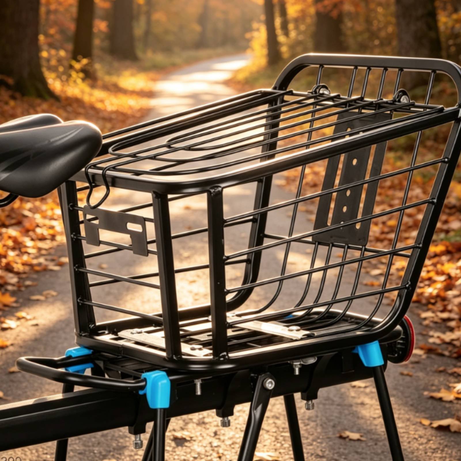 Folding Rear Bike Basket Folda - Mountain Biking Gear ulasan dan harga
